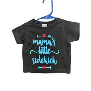 5/$15 "Mama's Little Sidekick" Black SS - Pro Club - 12mo
